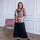 Stylish cotton jacket with bright stripes. Jackets. NATALINI. Online shopping on My Livemaster.  Фото №2
