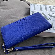 Leather handbag from Python