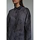 Рубашка унисекс из крапивной ткани Nettle Twill Baker Shirt Garment Dy. Рубашки. VÄN Studio. Ярмарка Мастеров.  Фото №4