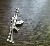 Сумки и аксессуары handmade. Livemaster - original item Kalashnikov keychain. Handmade.