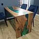 Order Table river (waterfall) made of epoxy resin. stolizmassiwa. Livemaster. . Tables Фото №3