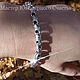 Bracelet "Dewdrop" sterling silver, Chain bracelet, Penza,  Фото №1
