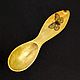 Juniper camping spoon with Butterfly pattern, Spoons, Shumerlya,  Фото №1