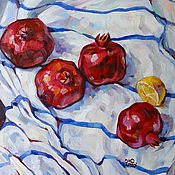 Рисунок «Виноградная гроздь на лозе»