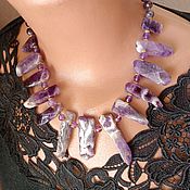 Украшения handmade. Livemaster - original item Necklace made of Lavender Amethyst 