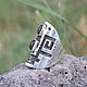 Order Ethnic Avant-garde series ring made of 925 HB0102 silver. Sunny Silver. Livemaster. . Rings Фото №3