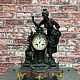 Антикварные каминные часы. Франция, 19 век, Часы каминные, Москва,  Фото №1