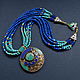 Necklace turquoise Necklace lapis lazuli  Ethnic style BLUE Handmade 
Buy necklace as a gift
Buy fashionable necklace