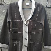 Винтаж handmade. Livemaster - original item Vintage clothing: cardigan, Merino wool, Britain. Handmade.