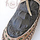 Кожаные мокасины "Green Snake". Мокасины. HolyCowChic. Ярмарка Мастеров.  Фото №4