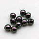 SW-159 Жемчуг Swarovski 5810 4 мм Iridescent Purple Pearl 10 шт, Бусины, Нижний Новгород,  Фото №1