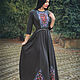 'Spring among winter...'wool dress with hand embroidery, Dresses, Vinnitsa,  Фото №1