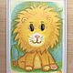 Order Painting for children in oil pastel with a lion cub 'Golden' 297h420 mm. Larisa Shemyakina Chuvstvo pozitiva (chuvstvo-pozitiva). Livemaster. . Pictures Фото №3