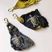 Сумки и аксессуары handmade. Livemaster - original item 3D Key rings made of genuine leather 
