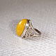 Amber Ring Natural Amber Silver 875 Star Scan Size 16. Vintage ring. Aleshina. Online shopping on My Livemaster.  Фото №2