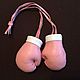 Boxing gloves made of genuine leather, Car souvenirs, Prokopevsk,  Фото №1