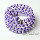 Bracelet of beads, moonstone beads and a Delicate lilac farval, Bead bracelet, Novosibirsk,  Фото №1