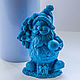 Silicone mold for soap 'Santa Claus with Christmas tree', Form, Shahty,  Фото №1