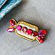Order Brooch ' Candy». anel-art. Livemaster. . Brooches Фото №3