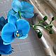Цветы интерьерные - Синяя орхидея. Комнатные растения. Antonina Fom. Интернет-магазин Ярмарка Мастеров.  Фото №2