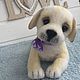 The puppy Labrador Beatrice, Stuffed Toys, Moscow,  Фото №1