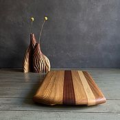 Набор тарелок из древесины офрама