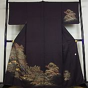 Винтаж handmade. Livemaster - original item Japanese author`s Homongi kimono 