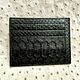 Python genuine leather cardholder, black color!. Cardholder. SHOES&BAGS. My Livemaster. Фото №5