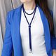 Лариат из бисера. Лариаты. _alena_malygina_ (malygina92). Ярмарка Мастеров.  Фото №5