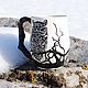 Mug 'Owl'. Mugs and cups. author's ceramics. Online shopping on My Livemaster.  Фото №2