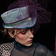  Лаккария из велюра с вуалью. Шляпы. Ellen Timoshenko (exist). Ярмарка Мастеров.  Фото №6