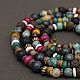 Long beads Autumn forest, green brown berry beads stones. Beads2. Ritasdreams (ritasdreams). My Livemaster. Фото №4