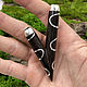  Курипи Silver Line. Трубка для рапэ. Shamanic-staff. Ярмарка Мастеров.  Фото №4