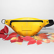  Сумка-бананка YELLOW SHELL 31х13,5х6, Поясная сумка, Москва,  Фото №1