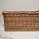 Wicker box made of natural willow vine with handles. Storage Box. Elena Shitova - basket weaving. Online shopping on My Livemaster.  Фото №2