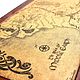 Нарды "Tolkien map". Нарды и шашки. Alex-decor. Интернет-магазин Ярмарка Мастеров.  Фото №2