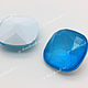 AU-177 Квадрат Round Square 4470 Aurora Electric Blue / 12 мм 1 шт (ст, Кристаллы, Нижний Новгород,  Фото №1
