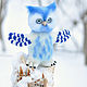 Owl Moon felted toy. Felted Toy. Felt toy fromKristina Antropova. My Livemaster. Фото №4
