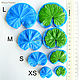Order 'GERANIUM LEAF' SILICONE MOLD (WEINER). Mozza-Flowers. Livemaster. . Molds for making flowers Фото №3