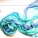 Batik stole Caribbean Islands, women's scarf. Wraps. silk Paradise. My Livemaster. Фото №5
