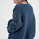 Заказать Вязаный кардиган крупной вязки. Knit by Heart - Вязаная одежда 富. Ярмарка Мастеров. . Кардиганы Фото №3