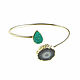 Agate and quartz bracelet, green bracelet, black bracelet. Bead bracelet. Irina Moro. My Livemaster. Фото №6