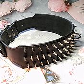 Зоотовары handmade. Livemaster - original item Collars: Collar for large breed dogs. Handmade.