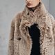 Дубленка двусторонняя мех тоскана oliva madam. Дубленки. YANA KRAFT BRAND. Ярмарка Мастеров.  Фото №9