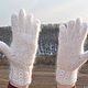 Gloves feather laced 'DOWN CHIC' goat. Gloves. KOZAmoDA (kozamoda) (kozamoda). My Livemaster. Фото №5