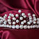 Crown, tiara of freshwater pearls 'Ondine'. Bridal Tiara. homann-jewelry (OlgaHomann). Online shopping on My Livemaster.  Фото №2