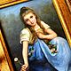 Винтаж: Антикварная  картина "Девочка с ромашкой". Масло. 32 х 28 см. Картины винтажные. Antik-msk. Ярмарка Мастеров.  Фото №5