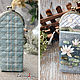 Japanese patchwork. eyeglass case: ' water lilies. Eyeglass case. Olga Abakumova. Lolenya (lolenya). My Livemaster. Фото №5
