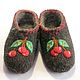 Samovolka Slippers handmade of natural sheep wool. Slippers. rukodelocka. My Livemaster. Фото №4