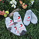 Set 'bullfinches in the forest' down female. Socks. Down shop (TeploPuha34). My Livemaster. Фото №4